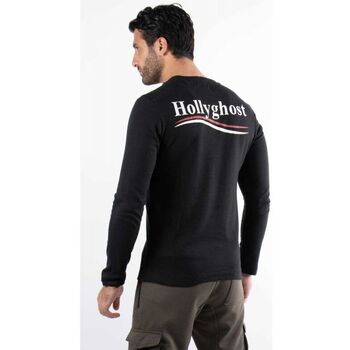 Hollyghost T-shirt noir manches longues Noir