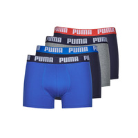 Sous-vêtements Homme Boxers Puma MENS BASIC BOXER PACK X4 Marine / Bleu / Gris