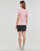 Vêtements Femme Plus Premium Wave Print Plisse Shirt JALL ESSENTIEL Rose