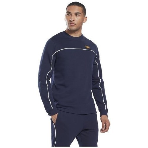 Vêwith Homme Sweats Vector Reebok Sport Wor Piping Crew Marine