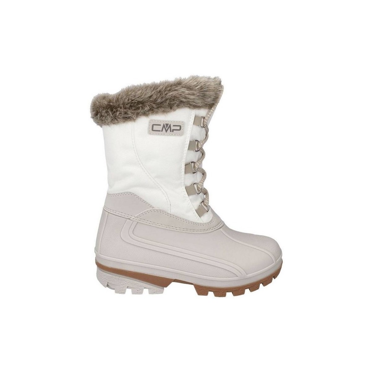 Chaussures Femme Bottes de neige Cmp Polhanne Creme, Blanc