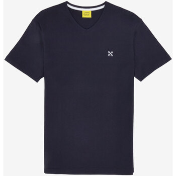 Vêtements Homme T-shirts manches courtes Oxbow Tee-shirt manches courtes col V P0TIVE Bleu