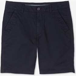 Vêtements Homme Shorts selvedge / Bermudas Oxbow Short chino uni stretch ONAGHO Bleu