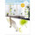 Maison & Déco Stickers Sud Trading Adhésifs de vitres cacatoes Vert