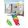 Abats jours et pieds de lampe Stickers Sud Trading Adhésifs de vitres perroquets Multicolore