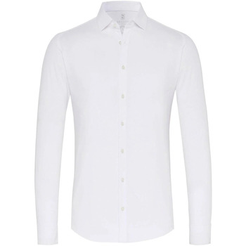 chemise desoto  chemise sans repassage jersey blanche 