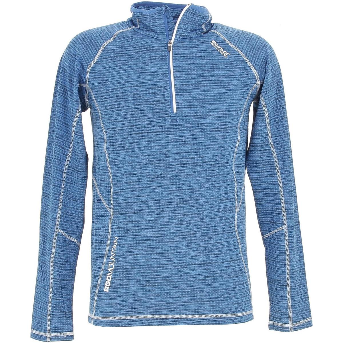 Vêtements Homme Topman Sweater met Tokyo-print in kiezelkleur Yonder sky diver blue Bleu