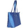 Sacs Femme Sacs porté main Texier Cabas  fabrication France Studbags 26109 - Bleu Multicolore