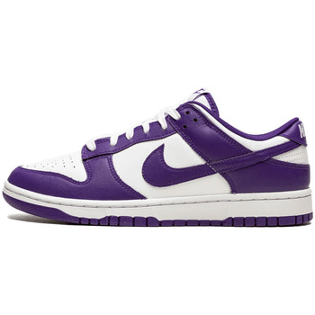 Chaussures Baskets basses Nike Dunk Low Championship Court Purple violet blanc 