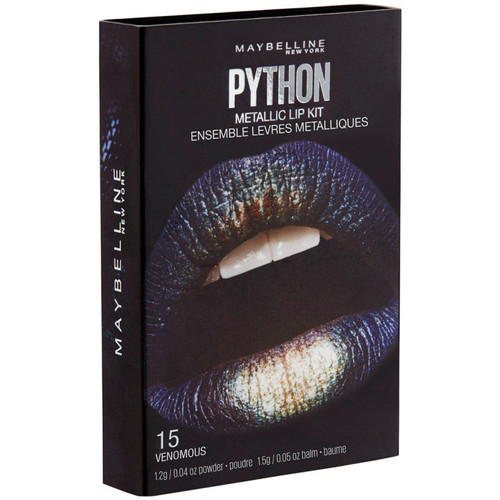 Beauté Femme Palettes maquillage yeux Maybelline New York Kit Rouge à Lèvres Métalliques Python - 15 Venomous Autres
