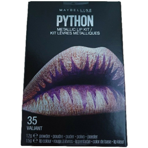 Beauté Femme Palettes maquillage yeux Bases & Topcoats Kit Rouge à Lèvres Métalliques Python Autres