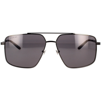 Gucci Eyewear aviator-frame tinted sunglasses Homme Lunettes de soleil Gucci Occhiali da Sole  GG0941S 001 Autres