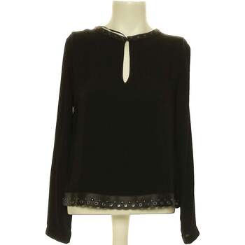 Vêtements Femme T-shirts & Polos Zara top manches longues  34 - T0 - XS Noir Noir