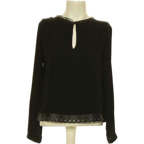 Vêtements Femme Paniers / boites et corbeilles Zara top manches longues  34 - T0 - XS Noir Noir