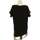 Vêtements Femme T-shirts contrast-cuff & Polos Promod top manches courtes  38 - T2 - M Noir Noir