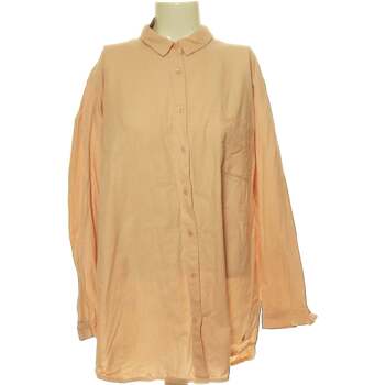 Vêtements Femme Chemises / Chemisiers Blouse En Coton chemise  38 - T2 - M Orange Orange