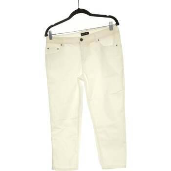 Vêtements Femme Pantalons La Redoute Pantalon Slim Femme  40 - T3 - L Blanc
