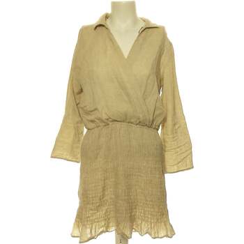 Vêtements Femme Robes courtes Zara Robe Courte  38 - T2 - M Beige