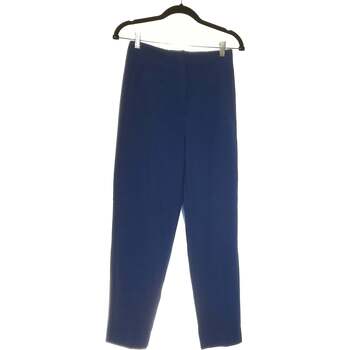Vêtements Femme Pantalons Zara pantalon droit femme  36 - T1 - S Bleu Bleu