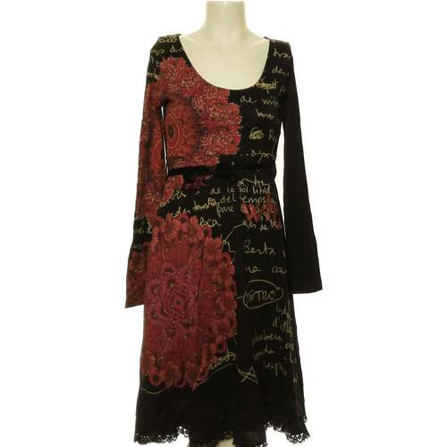 Vêtements Femme Robes Desigual robe mi-longue  38 - T2 - M Noir Noir