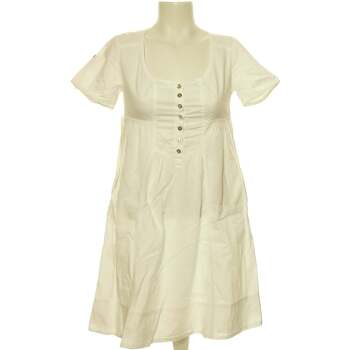 Vêtements Femme Robes courtes DDP Robe Courte  34 - T0 - Xs Blanc
