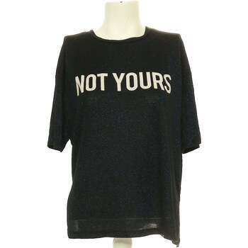 Vêtements Femme T-shirts manches courtes Zara top manches courtes  36 - T1 - S Noir Noir