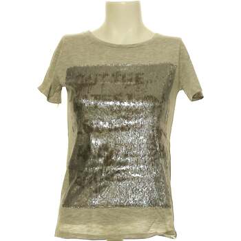 Vêtements Femme T-shirts manches courtes Zara top manches courtes  36 - T1 - S Gris Gris