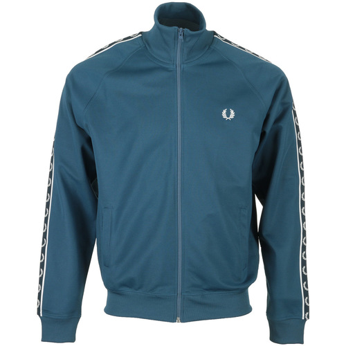 Fred Perry Seasonal Taped Track Jacket Bleu - Livraison Gratuite | Spartoo  ! - Vêtements Vestes de survêtement Homme 119,99 €
