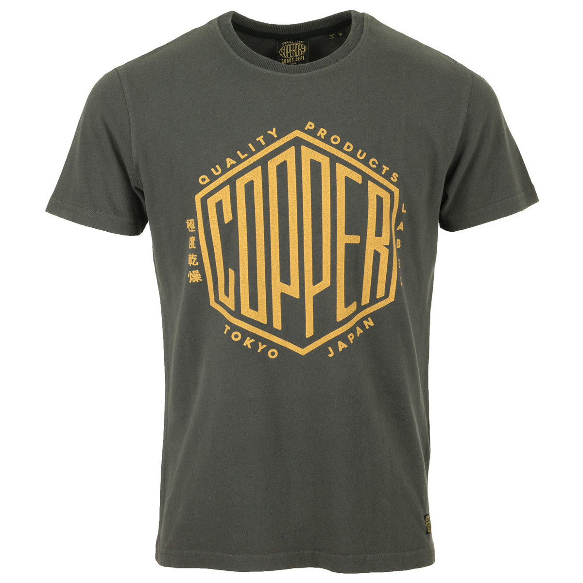 Vêtements Homme T-shirts manches courtes Superdry Copper Label Tee Noir