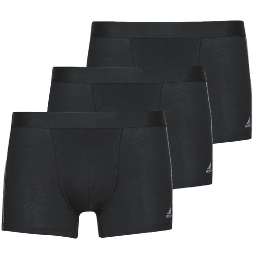 Sous-vêtements Homme Boxers adidas bold Sportswear ACTIVE FLEX COTTON 3 STRIPES PACK X3 Noir