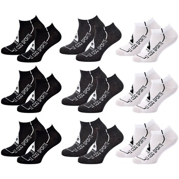 chaussettes le coq sportif  sneaker pack de 9 paires k8600 