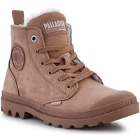 Chaussures Femme Boots Palladium Pampa HI ZIP WL NUDE BROWN 95982-254-M Marron