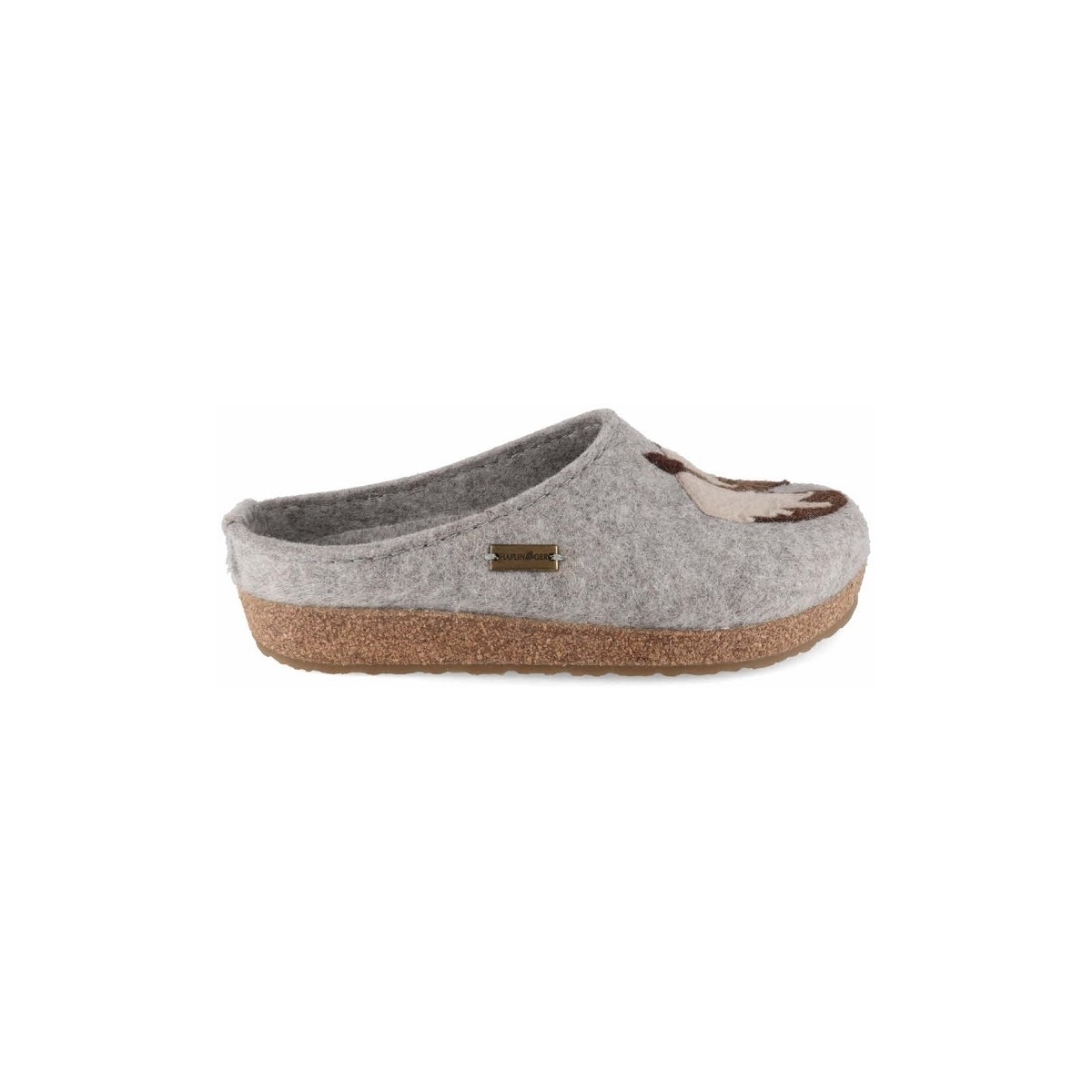 Chaussures Femme Chaussons Haflinger GRIZZLY CAVALLO Gris