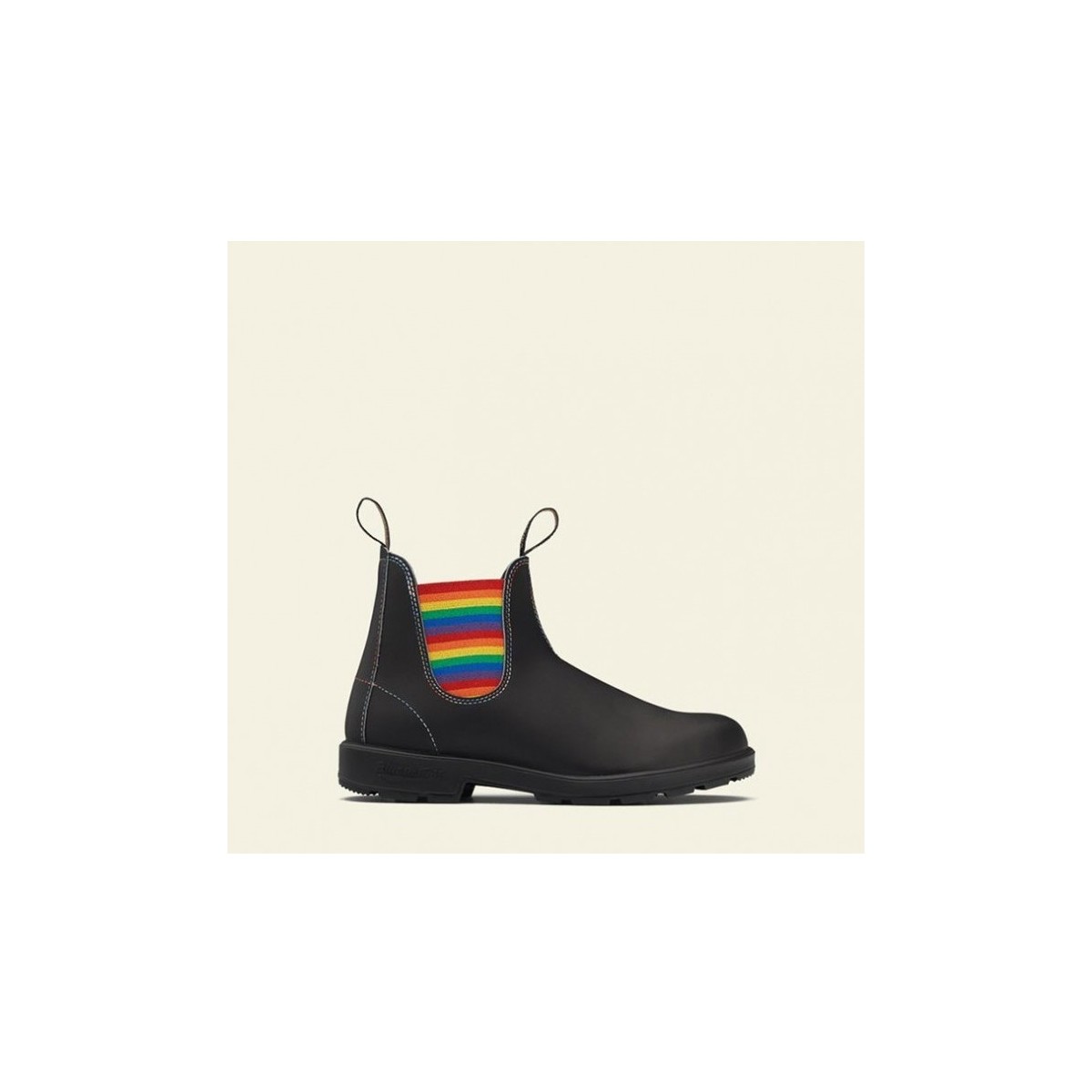 Chaussures Femme Bottes Blundstone 2105 Black Leather & Rainbow Noir
