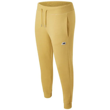 Vêtements Homme Pantalons 5 poches New Balance Logo Jaune