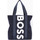 Sacs Femme Cabas / Sacs shopping BOSS Cabas en tissu avec logo vertical Bleu
