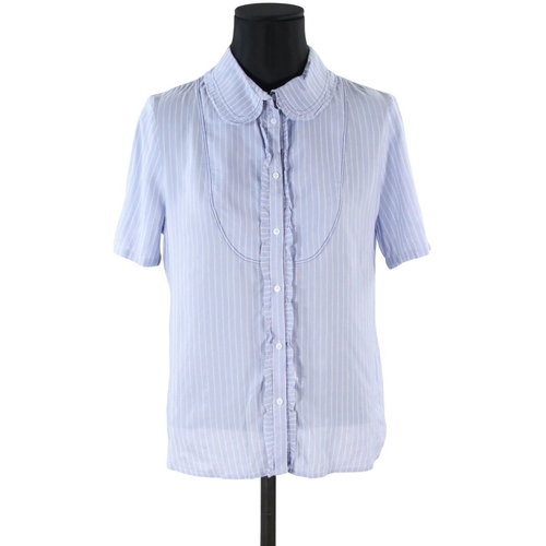 Vêtements Femme Débardeurs / T-shirts sans manche Claudie Pierlot Chemises en coton Bleu