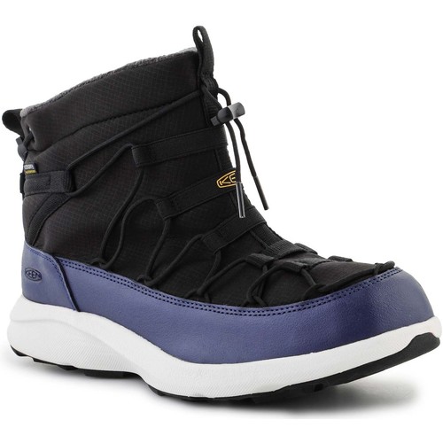 Chaussures Homme Boots Keen Uneek Snk Chukka Wp Black/Blue depths 1025446 Multicolore