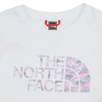 The North Face GIRLS S/S CROP EASY TEE Blanc