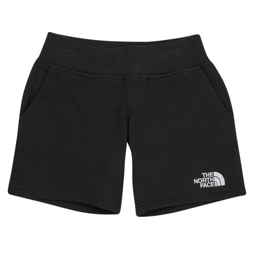 Vêtements Garçon Shorts / Bermudas en 4 jours garantis B COTTON SHORTS TNF BLACK Noir