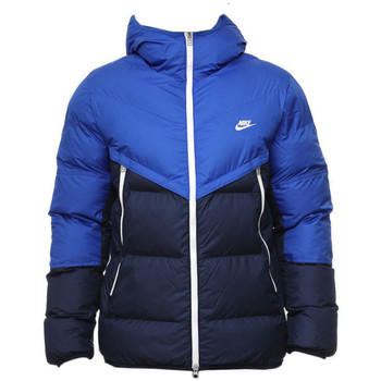 Vêtements Homme Doudounes Nike 852416-001 à capuche  STORM-FIT WINDRUNNER Bleu