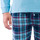 Vêtements Homme Pyjamas / Chemises de nuit Achile Pyjama long en pur coton et bas en flanelle RETRO WINTER Bleu