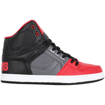Chaussures Chaussures de Skate Osiris NYC 83 CLK black red grey Noir