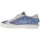 Chaussures Femme Baskets basses Crime London Low Top Distressed Sky Blue Blanc