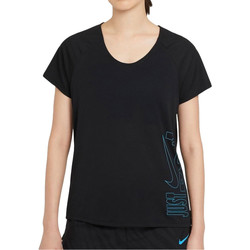 Vêtements Femme T-shirts manches courtes Nike DC7594-010 Noir
