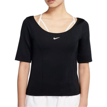Vêtements Femme T-shirts manches courtes Nike CZ1402-010 Noir