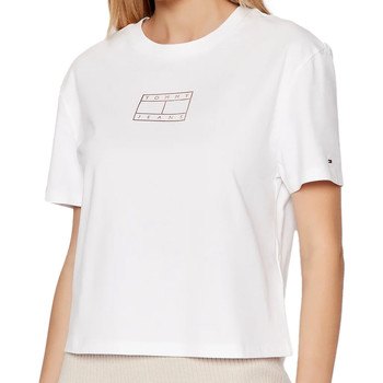 Vêtements Femme T-shirts manches courtes Tommy Hilfiger DW0DW12892 Blanc
