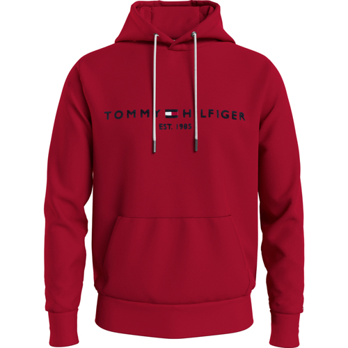 Vêtements Homme Pulls Tommy Hilfiger Logo Hoodie Rouge