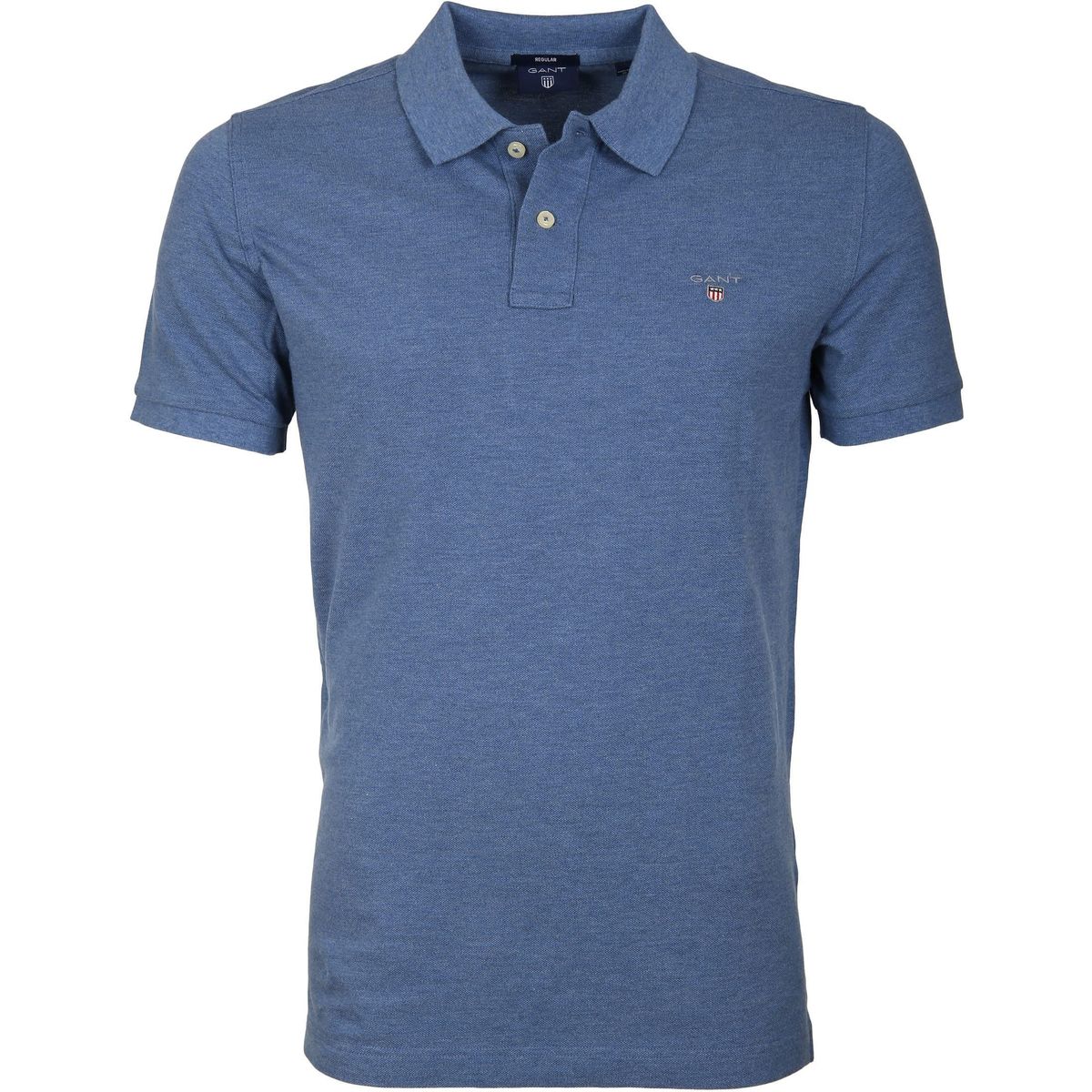 Vêtements Homme T-shirts & Polos Gant Polo Basic Bleu Bleu