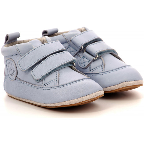Chaussures Garçon Chaussons bébés Robeez Robycratch Bleu